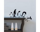 Jumping flying Penguins Decal