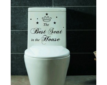 The Best Seat Decal Bathroom Toilet Sticker