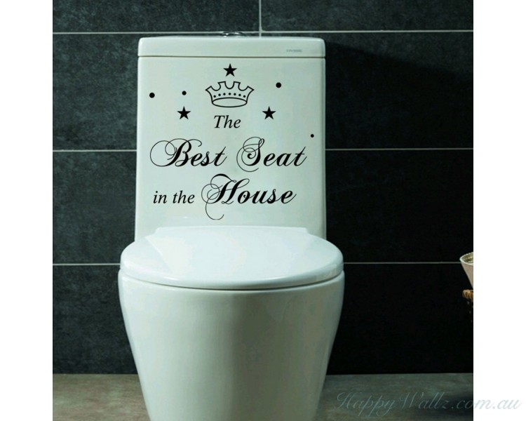 The Best Seat Decal Bathroom Toilet Sticker The Best Seat Decal Bathroom Toilet Sticker