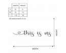 This is us Wall Decal
