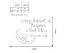 Every Adventure Requires a First Step Quote Decal Every Adventure Requires a First Step Quote Decal