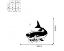 Shark Animal Decal Shark Animal Wall Art Beautiful Stickers