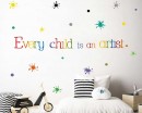 Every Child is an Artist Color Wall Sticker