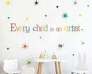 Every Child is an Artist Color Wall Sticker