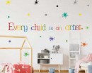 Every Child is an Artist Color Wall Sticker