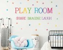 Play Room Wall Stickers with Stars