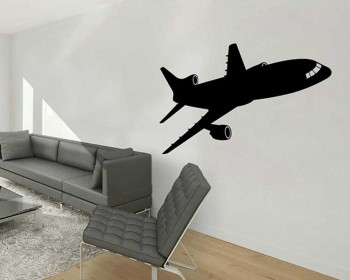 Airplane Silhouette Modern Wall Art Sticker Airplane Silhouette Modern Wall Art Sticker