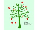 Tree with Fruit Shelf  Art Stickers