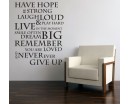 HAVE HOPE INSPIRATIONAL WALL QUOTE Saying