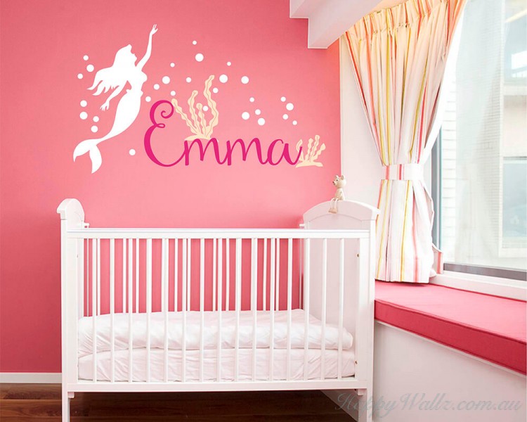 Little Mermaid Inspired with Personalised Name