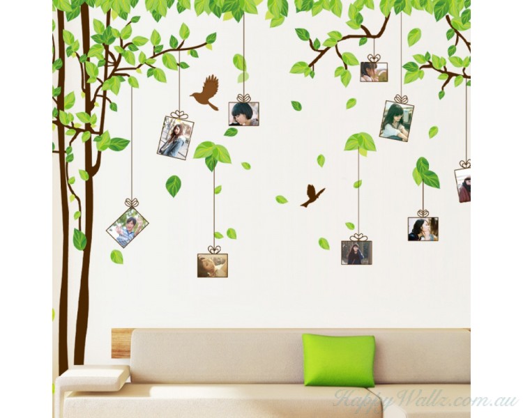 Large Photo Frame Tree Easy Peel and Stick