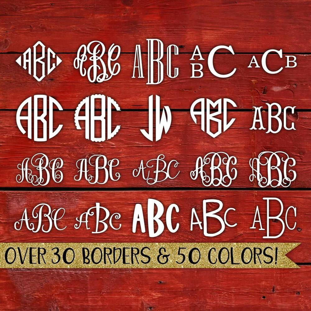 Google Window Monogram Car Window Monogram Decals VulgrCo Holographic Custom Vinyl Decals ...