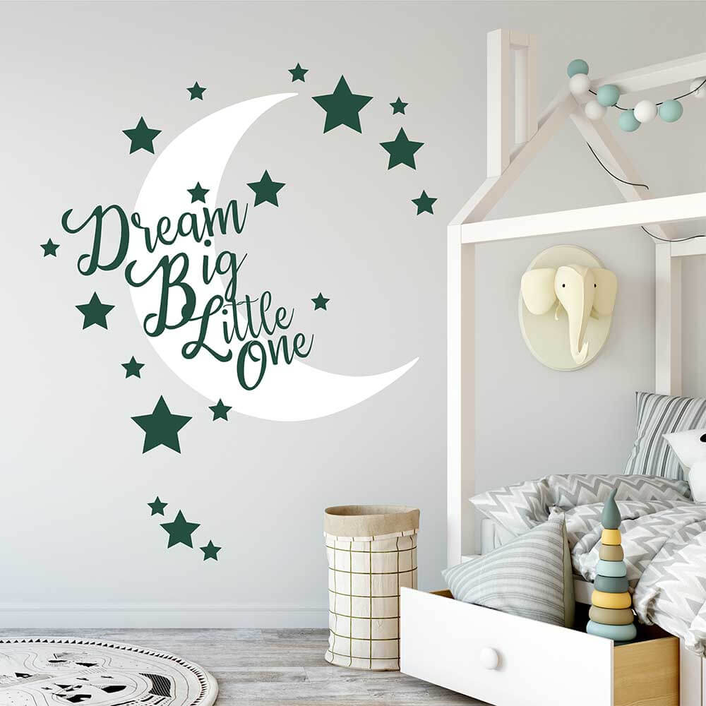Dream Big Little One - Nursery Wall Decal